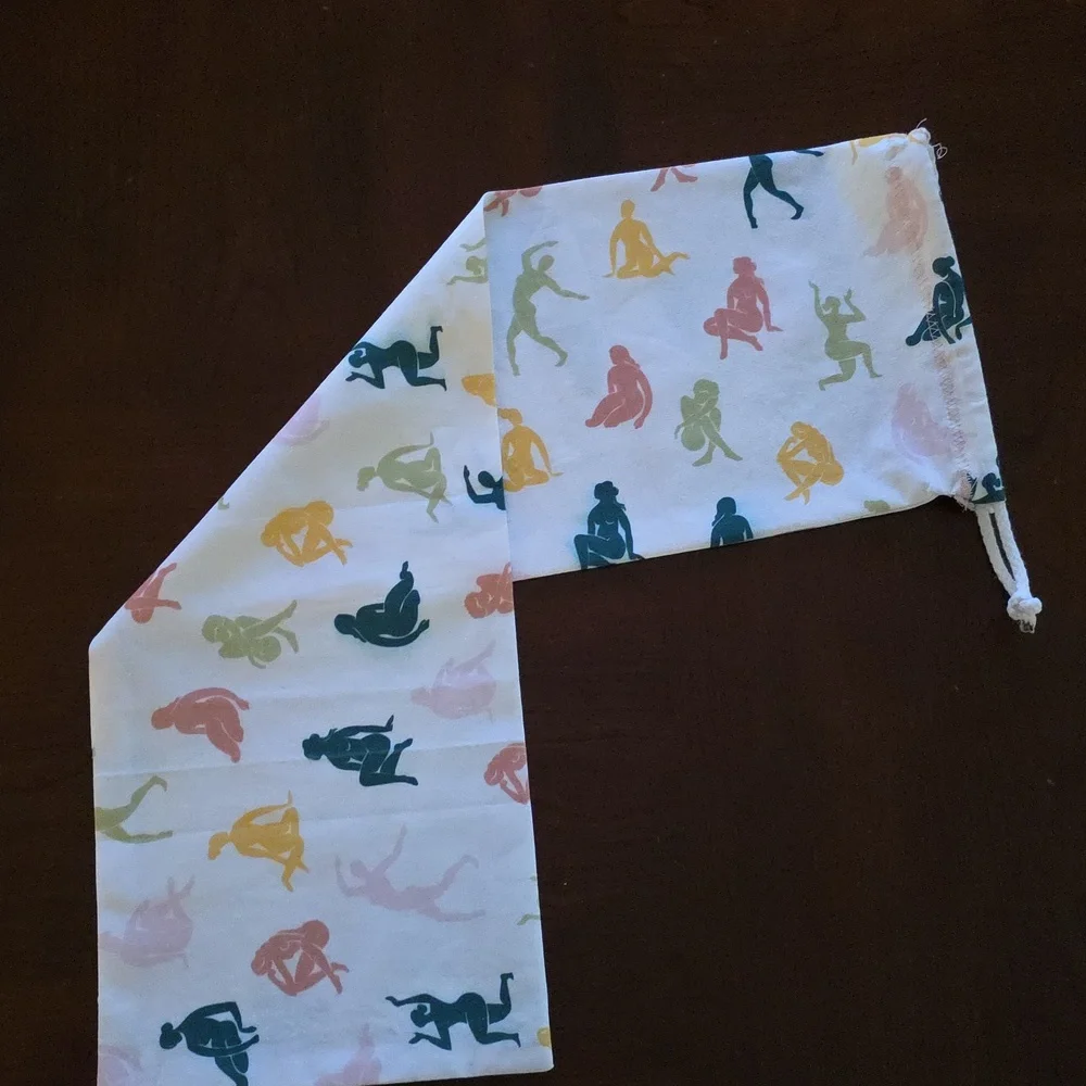 Upcycled Heat Pad W Bag / Sleeve (Dance/ White). Scented You Pick Microwave